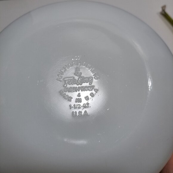 Anchor Hocking Fire King Meadow Green Casserole Dish 1 1/2 Qt 437 - Picture 13 of 13